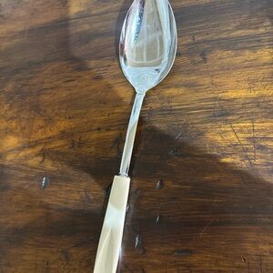 Ecko vintage 12” Cream Handle Serving Spoon.